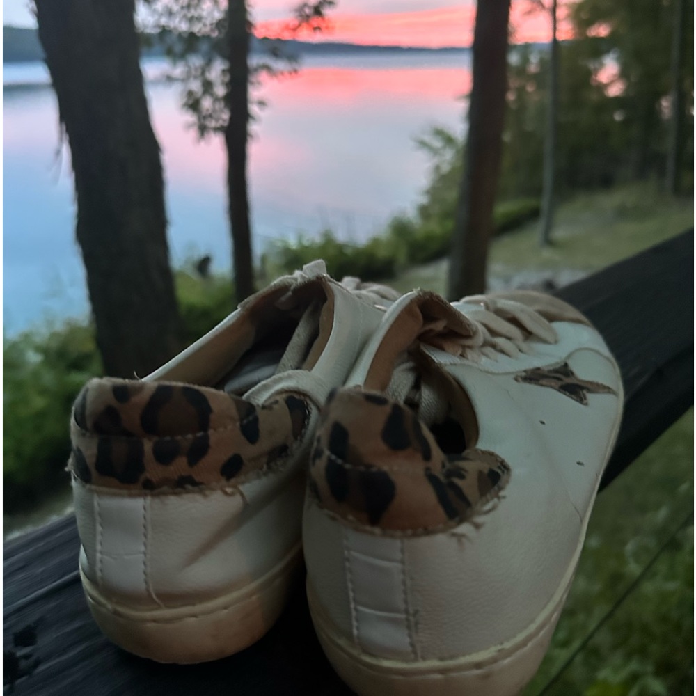 White Raven Sneakers like new.